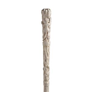 An ivory walking stick cane - England early ... 