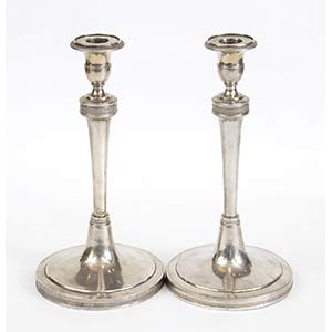 A pair of Italian silver 833/1000 ... 