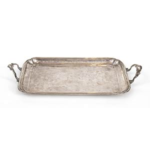 An Italian silver tray - Rome, ... 