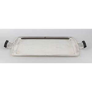 A pair of Italian silver 800/1000 trays - ... 
