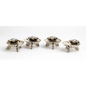An English set of four Victorian sterling ... 