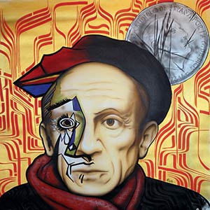MR. KLEVRA (Roma, 1978) Picasso two face, ... 