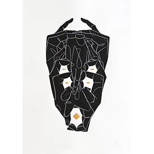 BASIK (Rimini, 1977) Mask I, 2015  Acrylic ... 