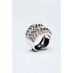 WAVES RING   Handcrafted band ring ... 