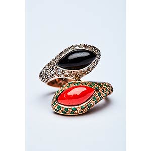 CONTRARIE SNAKE  RING  ... 