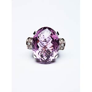 AMETHYST RING  Handcrafted  ring  made in ... 