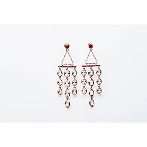 WIND CHIME EARRINGS  Pair of handcrafted ... 