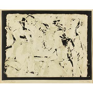 20TH CENTURY PAINTER  Untitled Serigraphy, ... 