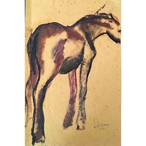 ALBERTO ZIVERI Rome, 1908 - 1990  Horse, mid ... 