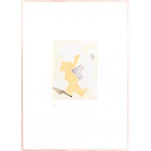 Hans Richter  Beige Composition Etching and ... 