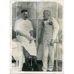   Mussolini in a military hospital, 1916 13 ... 