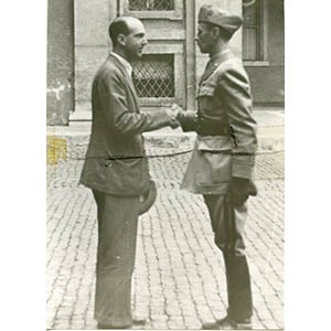   Umberto II va in esilio, 1946 17 x 24 cm ... 