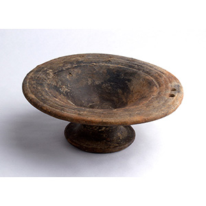 Terracotta Dish 
9th - 7th cerntury BC; ; 

