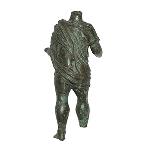 Roman male bronze statuette
2nd - ... 