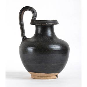 Apulian Black-Glazed Olpe, 4th - 3rd century ... 