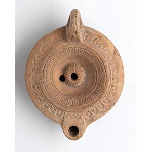 Roman Decorated Oil Lamp, 1st - 2nd century ... 