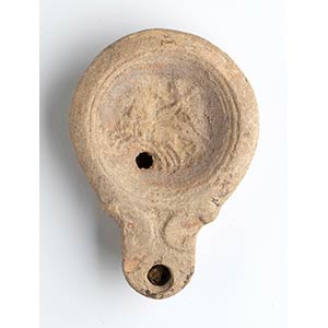 Roman Oil Lamp with Chariot, 1st - 2nd ... 