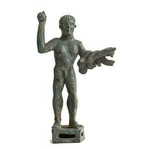 Italic Bronze Statuette of Herakles ... 