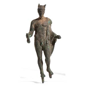 Roman Bronze Statuette of Hermes, 1st - 2nd ... 