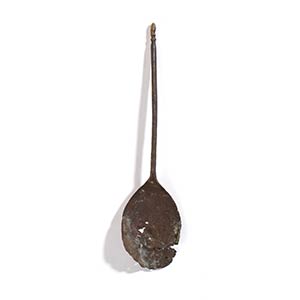 Roman Bronze Spoon, 3rd - 5th century AD; ... 