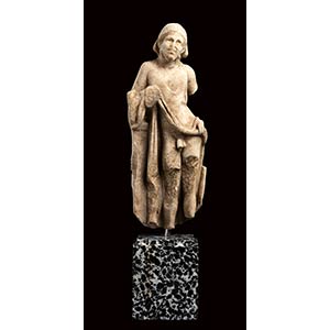 Greek Hellenistic Marble Grottesque Figure, ... 