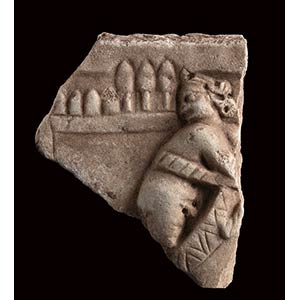 Roman Marble Relief with Circus Scene, 3rd - ... 