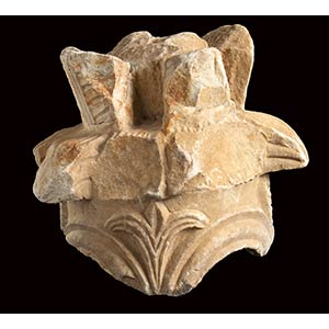 Medieval Marble Giant Candelabrum Shaft, ... 