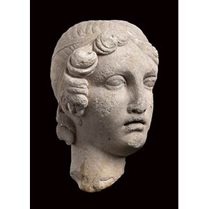 Renaissance Marble Female Head, 15th ... 