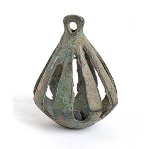 Iranian Luristan Bronze Open-Worked Bell, ... 