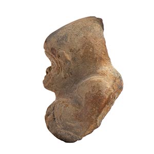 Terracotta Monkey Bust Fragment, ... 