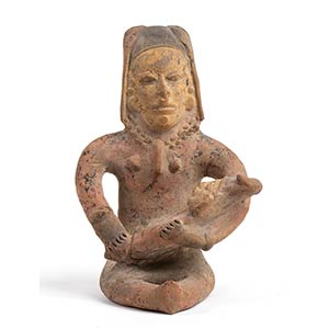 Terracotta Female Fertility Statuette, ... 