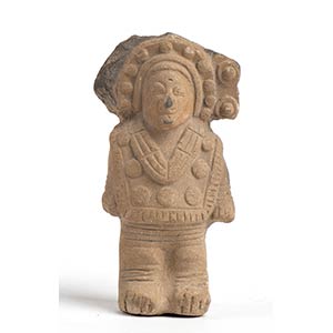 Terracotta Statuette of a Sciaman, Ecuador, ... 