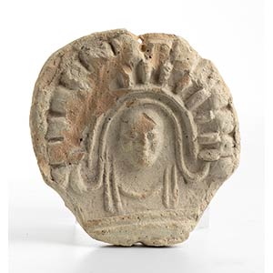 Etrusco-Campanian Terracotta Antefix, 5th ... 