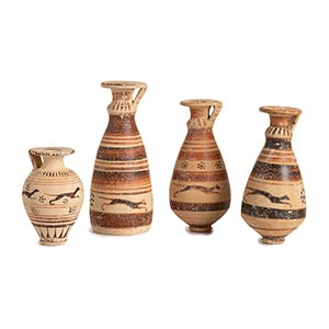 Collection of Four Etrusco-Corinthian ... 