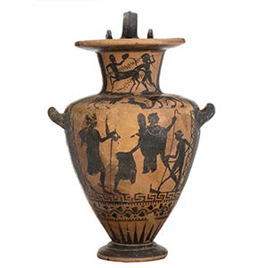 Etruscan Black-Figure Hydria, Attribuited to ... 