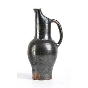 Etruscan Black-Glazed Oinochoe with Beaked ... 