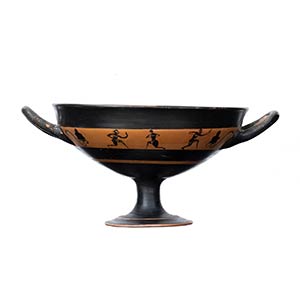 Attic Black-Figure Band Kylix with ... 