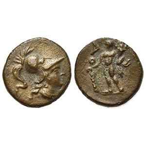 Southern Apulia, Uxentum, ca. 150-125 BC. AE ... 
