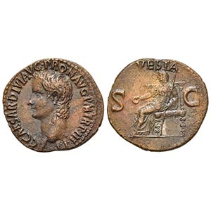 Gaius (Caligula, 37-41), As, Rome, 40-1. AE ... 
