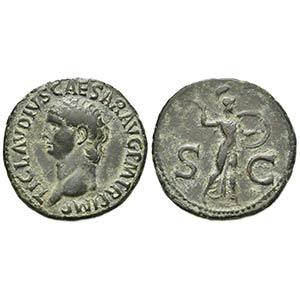 Claudius (41-54), As, Rome. AE (g 11.44; mm ... 