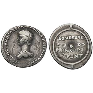 Nero, as Caesar, Hybrid or Plated (?) ... 