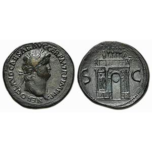 Nero (54-68), Sestertius, Rome, AD 64. AE (g ... 