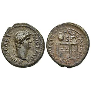 Nero (54-68), Semis, Rome, AD 64. AE (g ... 