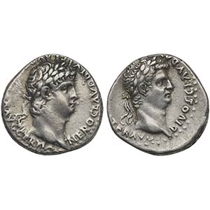 Nero with Divus Claudius (54-68). Seleucis ... 
