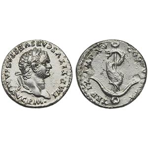 Titus (79-81), Denarius, Rome, 1 January-30 ... 