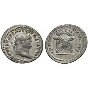 Titus (79-81), Denarius, Rome, 1 January-30 ... 