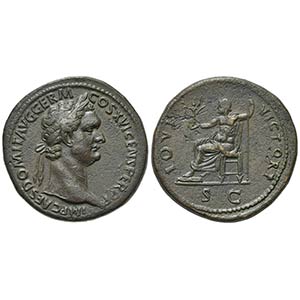 Domitian (81-96), Sestertius, Rome, 92-4. AE ... 