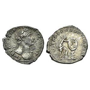 Trajan (98-117), Denarius, Rome, AD 111. AR ... 