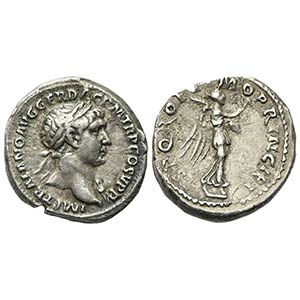 Trajan (98-117), Quinarius, Rome, 107-111. ... 