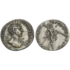 Trajan (98-117), Denarius, Rome, 116-7. AR ... 